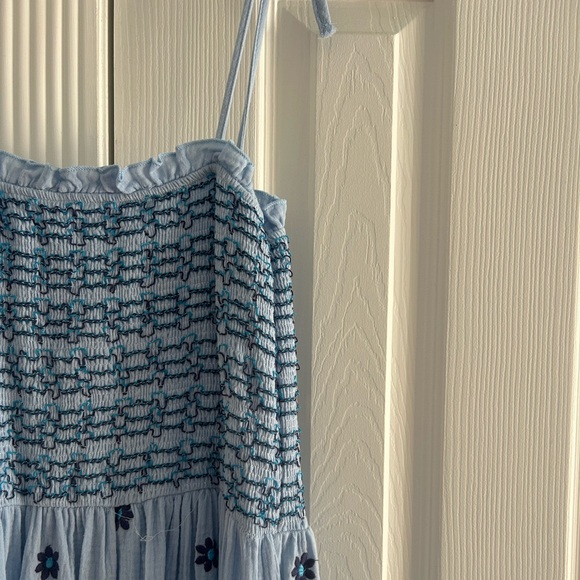 Amazon Essentials Striped Blue and White Maxi Dress - Picture 4 of 5